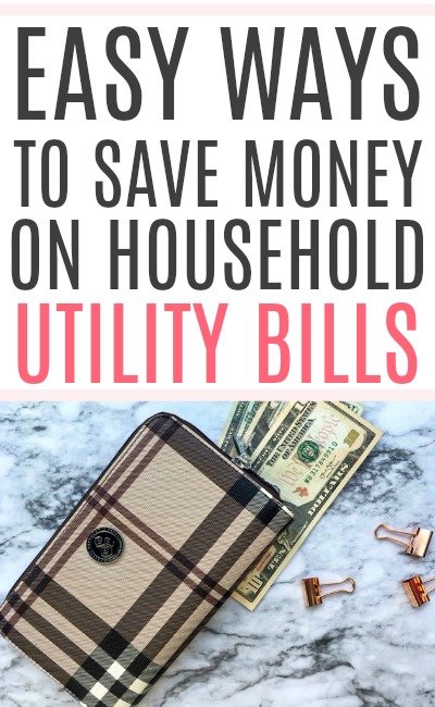 save money on household bills