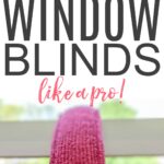 clean window blinds