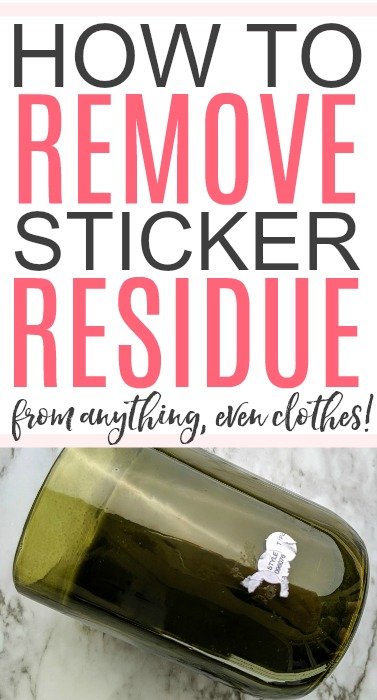 how to remove sticker residue