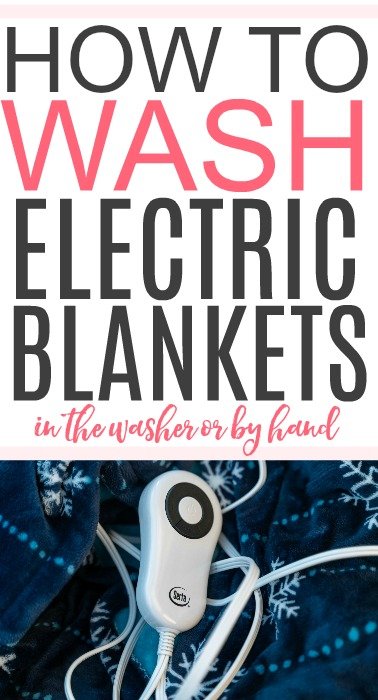 how to wash an electric blanket