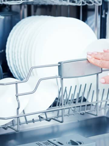 dishwasher film on dishes