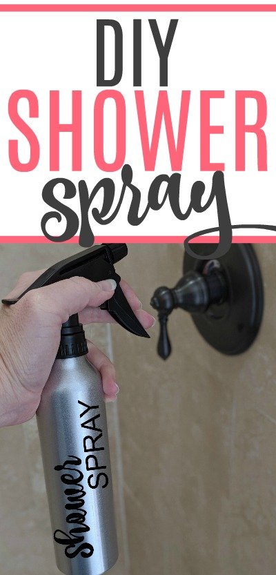 DIY shower spray