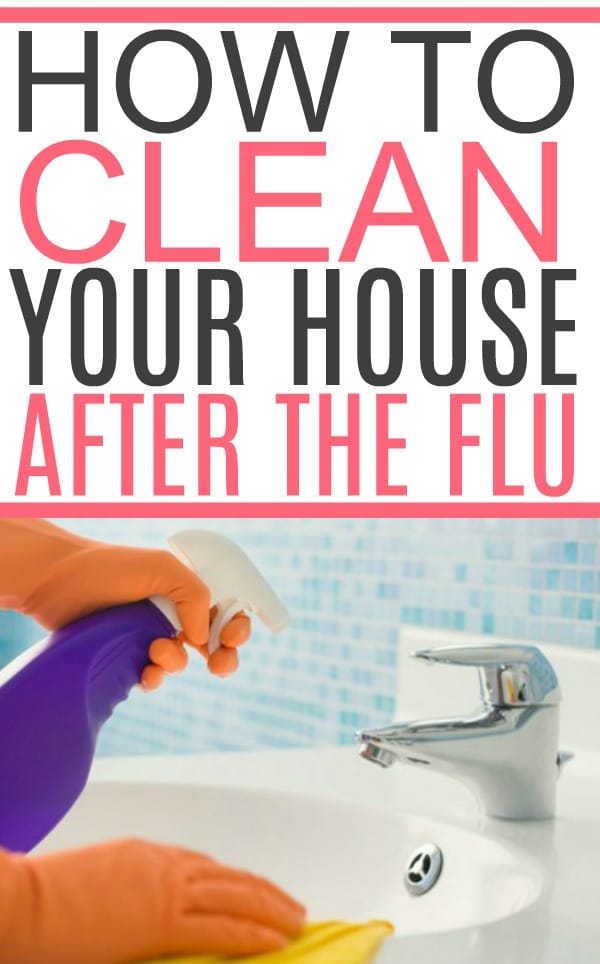 how to clean the house after the flu