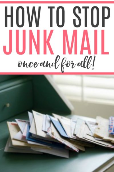 How To Stop Junk Mail - Frugally Blonde