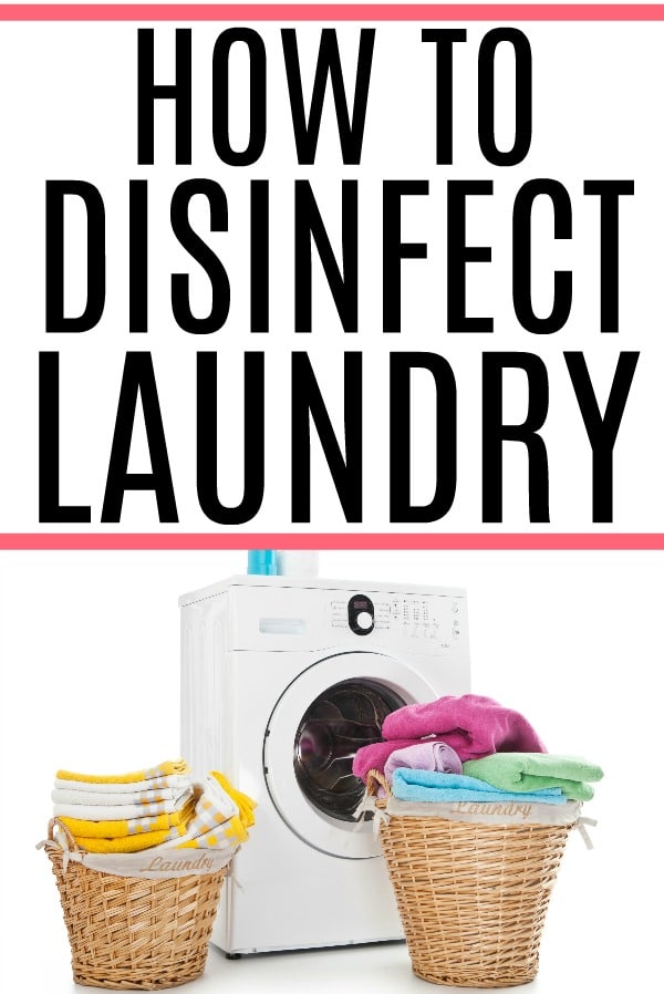how to disinfect laundry