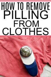 How To Remove Pilling From Clothes - Frugally Blonde