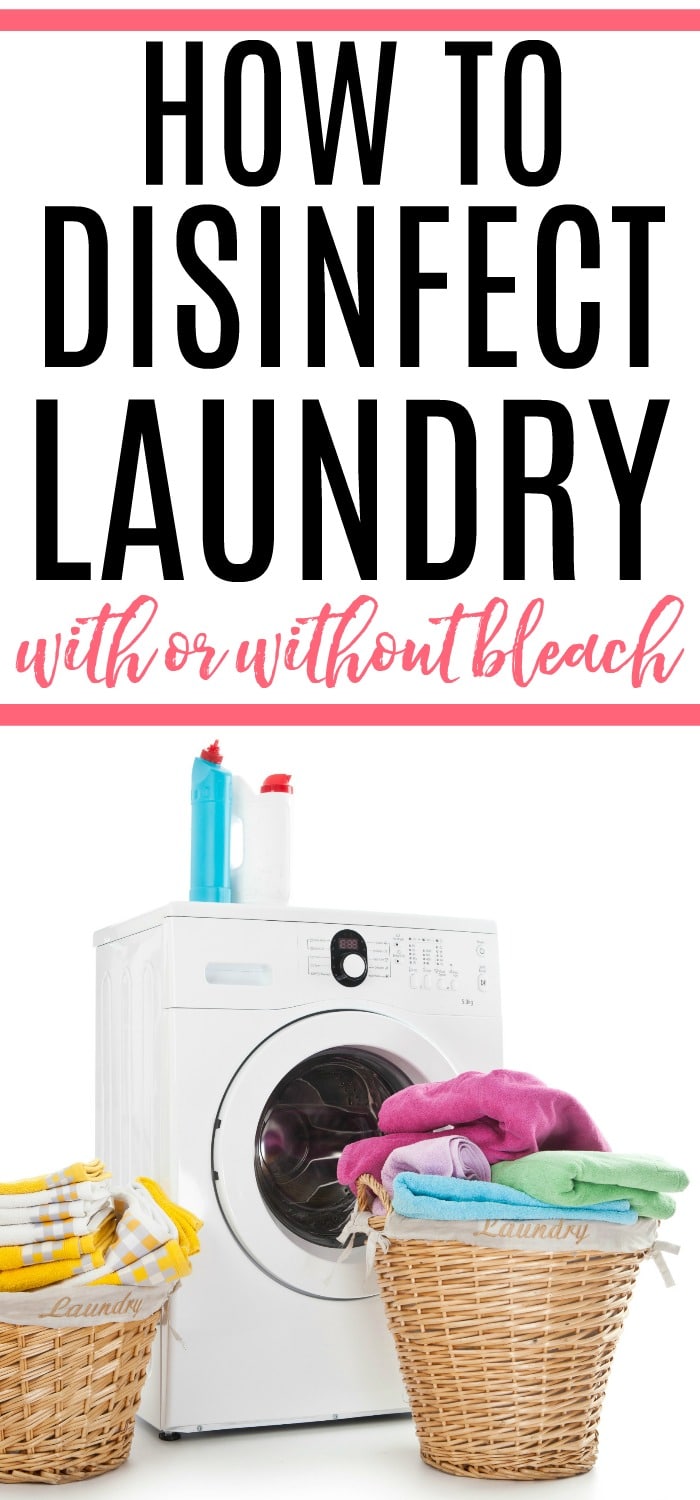 How To Disinfect Laundry - Frugally Blonde