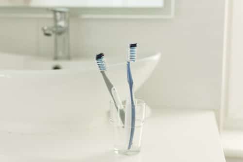 disinfecting toothbrush with hydrogen peroxide
