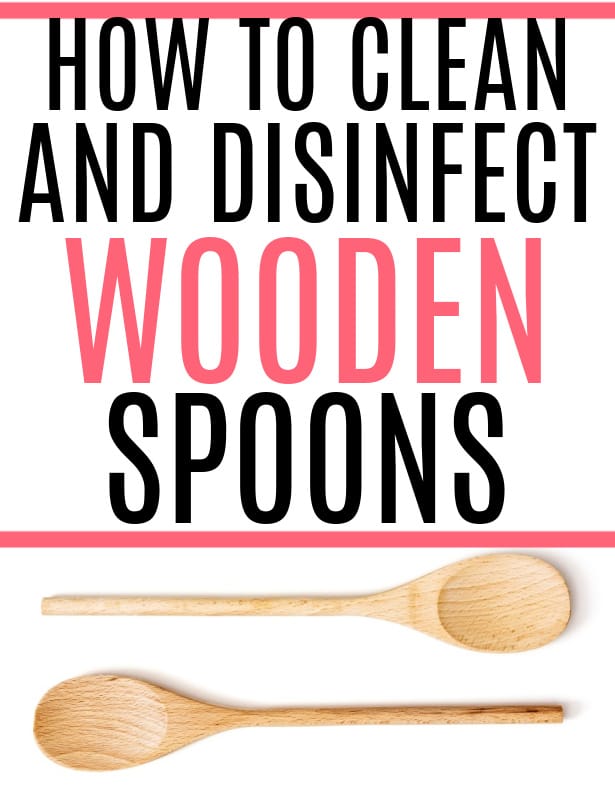 Two wooden spoons laying side by side with text overlay.