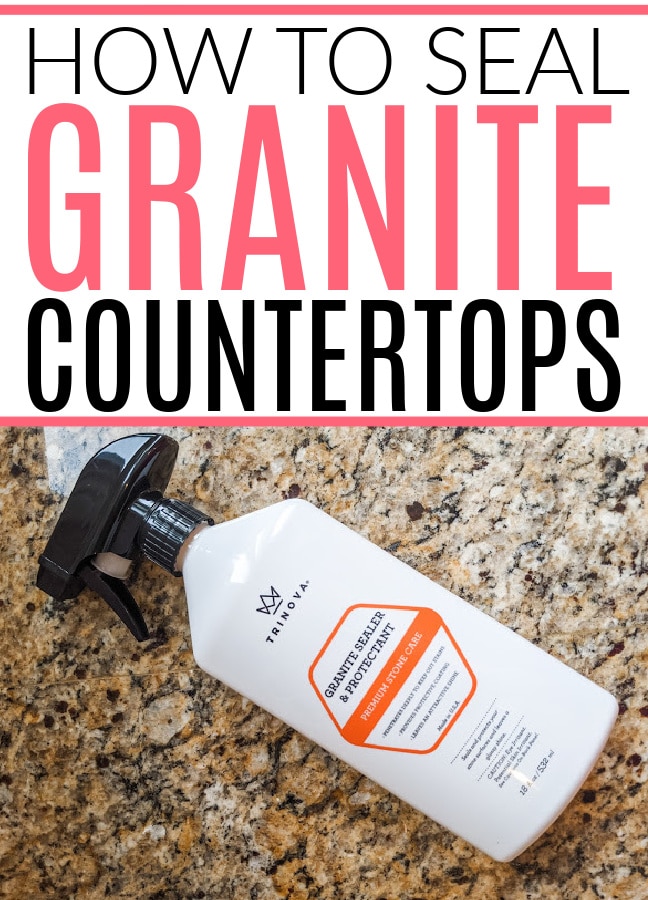 how to seal granite countertops