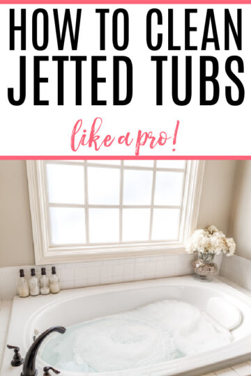 How To Clean A Whirlpool Tub - Frugally Blonde