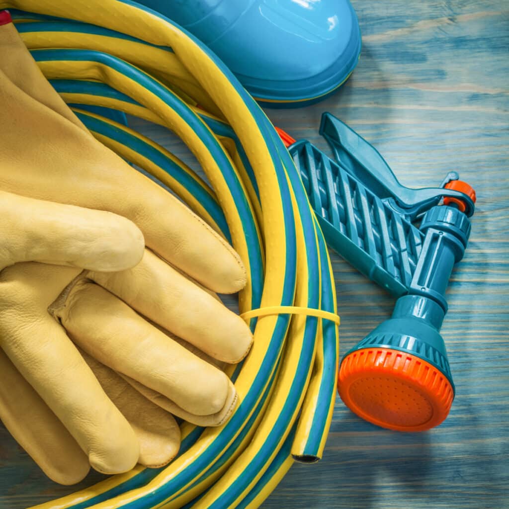 put up garden hoses when winterizing your home