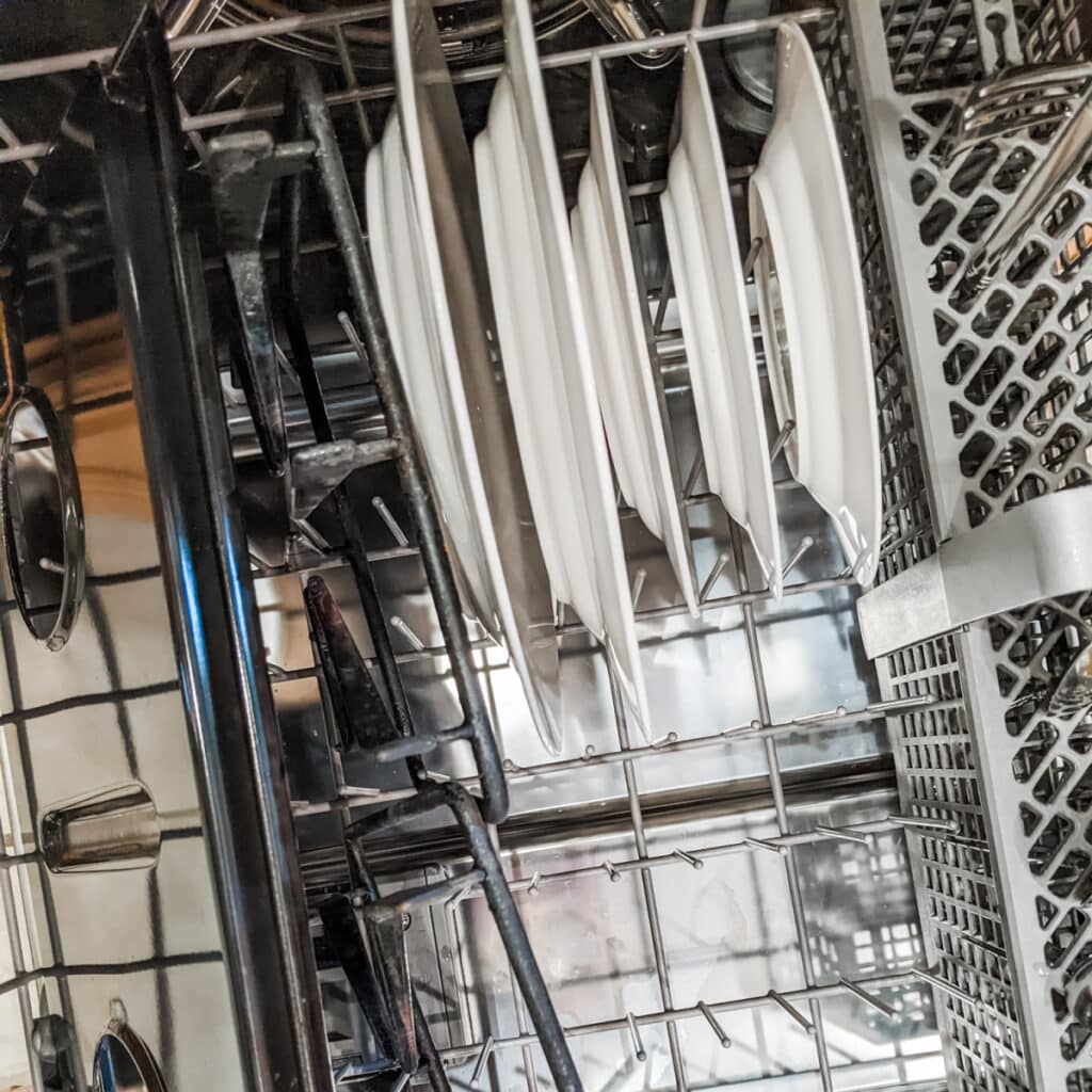 washing gas stovetop parts in the dishwasher