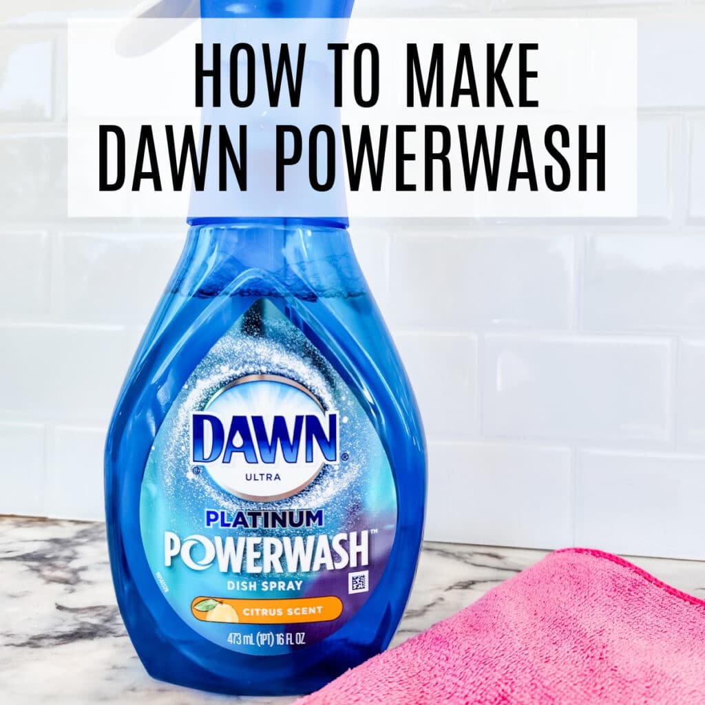 how to make dawn powerwash