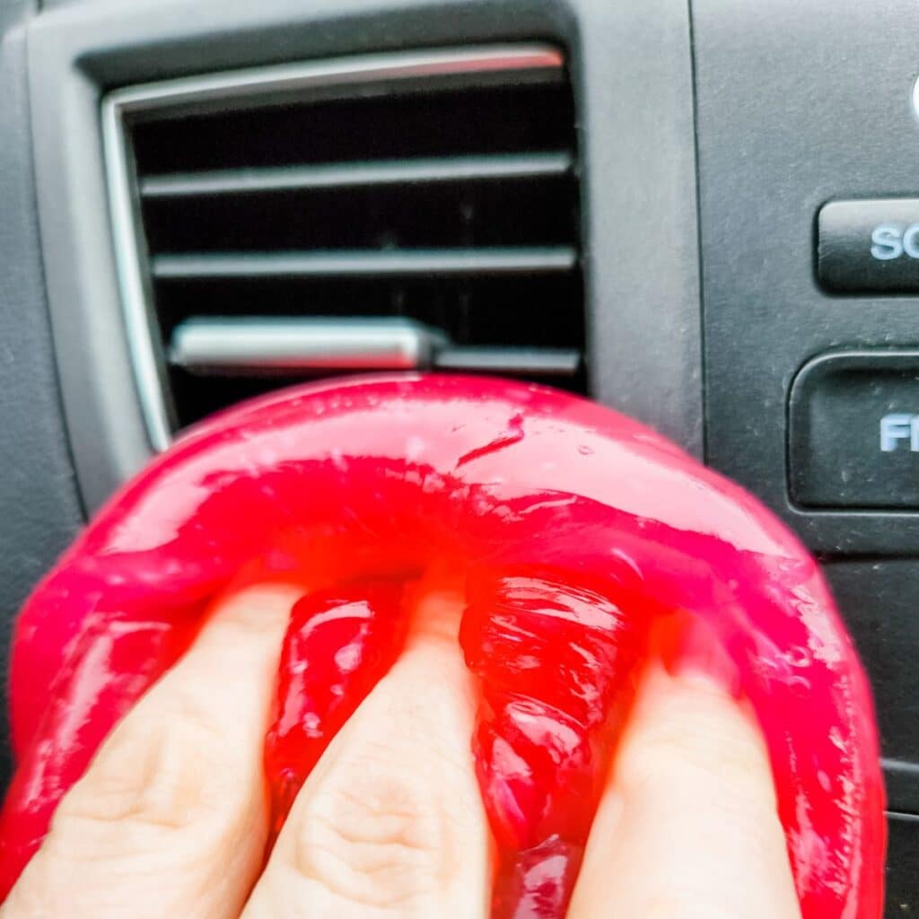 car slime to clean vents