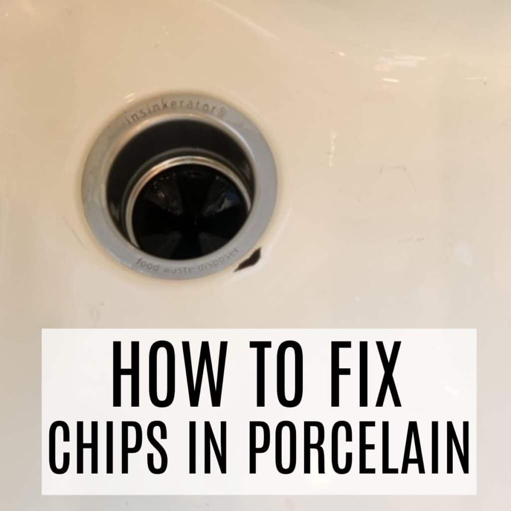 how to fix chips in porcelain