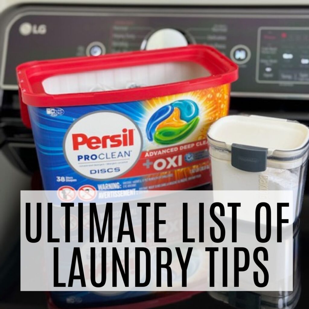The Ultimate List of Laundry Tips